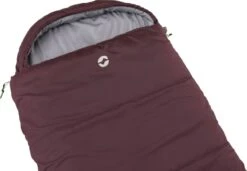 Outwell Campion Lux Slaapzak - Aubergine Rood -Camping Kortings Winkel 1069 1900 5709388127891 campion lux aubergine feature photo11