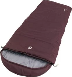 Outwell Campion Lux Slaapzak - Aubergine Rood -Camping Kortings Winkel 1069 1900 5709388127891 campion lux aubergine feature photo14