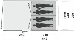 Easy Camp Galaxy 400 Steel Blue Tunneltent - 4 Personen -Camping Kortings Winkel 1179 1900 e5f08167 cd39 48bb 9924 b67496b9e714 1280x960