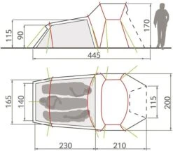 Vaude Chapel L XT Koepeltent - 3 Persoons 6 Vaude Chapel L XT Koepeltent - 3 Persoons -Camping Kortings Winkel 12823 5 resultaat