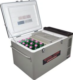 Engel MD60F-C Dual-zone Compressor Koelbox - 57 Liter -Camping Kortings Winkel 1900 1732 md60fc deckel offen