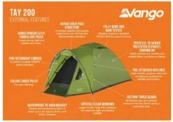 Vango Tay 200 Koepeltent - 2 Persoons - Groen 9 Vango Tay 200 Koepeltent - 2 Persoons - Groen -Camping Kortings Winkel 1900 1783 tay 200 2