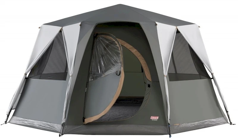 Coleman Octagon Grey Familietent - 8 Persoons -Camping Kortings Winkel 1900 1900 coleman octagon grey familietent 8 persoons 2