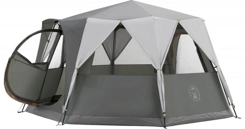 Coleman Octagon Grey Familietent - 8 Persoons -Camping Kortings Winkel 1900 1900 coleman octagon grey familietent 8 persoons 4
