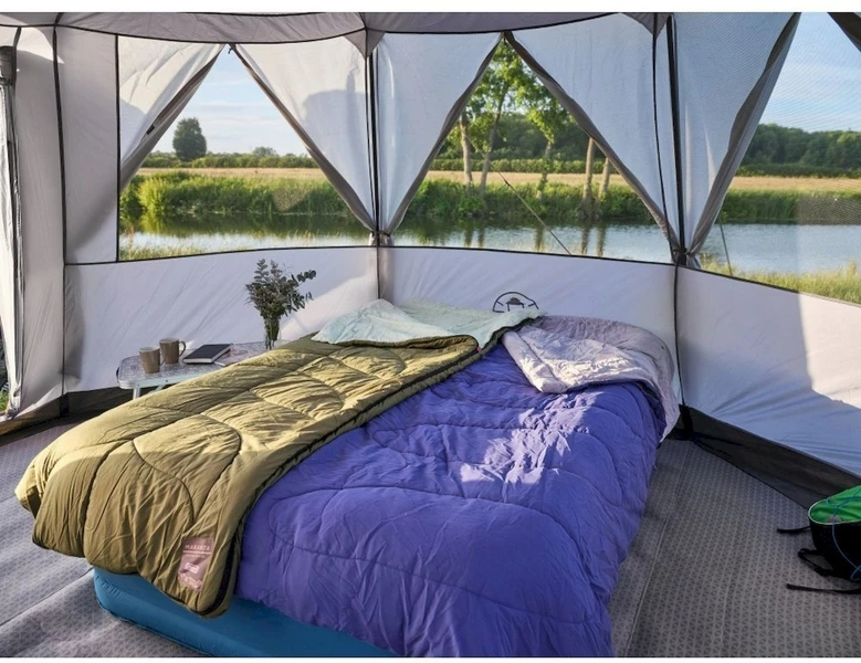 Coleman Octagon Grey Familietent - 8 Persoons -Camping Kortings Winkel 1900 1900 coleman octagon grey familietent 8 persoons 7