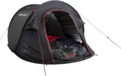 High Peak Vision 2 Pop-up Tent - 2 Persoons - Zwart -Camping Kortings Winkel 755 1200 4001690102803.pt05