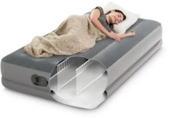 Intex Prestige Mid-Rise Luchtbed - Eenpersoons - Ingebouwde Elektrische Pomp -Camping Kortings Winkel 835 1200 intex twin prestige mid rise luchtbed 1 persoons 3