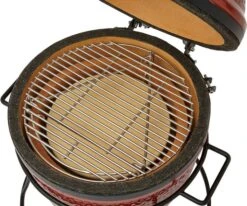Kamado Joe Junior Barbecue -Camping Kortings Winkel 900 1081 kamadojoejr grillgrateheatdeflector cmyk