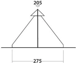 Easy Camp Bolide 400 Tipitent - 4 Personen -Camping Kortings Winkel 900 1090 plattegrond bolide 3
