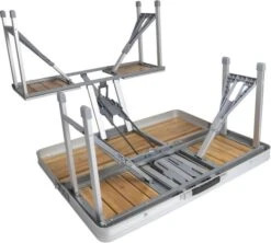 Bo-Camp 136 X 85 Inklapbare Picknicktafel - Bamboe -Camping Kortings Winkel 900 1350 1404800 06