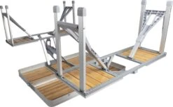 Bo-Camp 136 X 85 Inklapbare Picknicktafel - Bamboe -Camping Kortings Winkel 900 1350 1404800 07