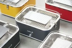 Barbecook Carlo Houtskool Tafelbarbecue - Grijs -Camping Kortings Winkel 900 1350 bc cha 1015 sf 10 hr