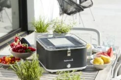Barbecook Carlo Houtskool Tafelbarbecue - Grijs -Camping Kortings Winkel 900 1350 zwart