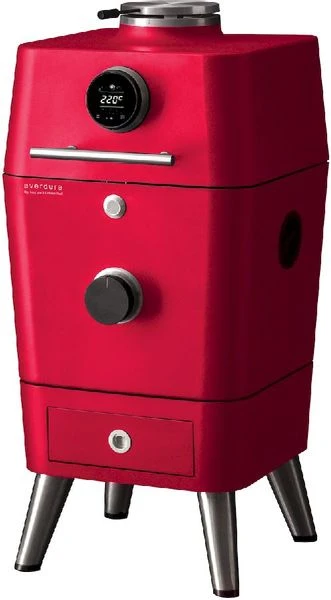 Everdure 4K houtskool barbecue met beschermhoes - rood Everdure 4K Houtskool Barbecue Met Beschermhoes - Rood -Camping Kortings Winkel 900 497 9312646030176 1