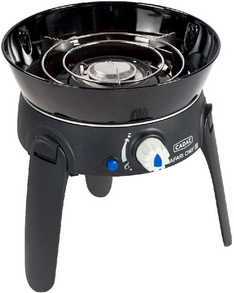 CADAC Safari Chef 30 Gasbarbecue - LP Lite -Camping Kortings Winkel 900 721 6540 safari chef 30 pot stand 1