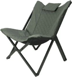 Bo-Camp Industrial Molfat Relaxstoel - Groen/Grijs -Camping Kortings Winkel 900 865 1200353 02