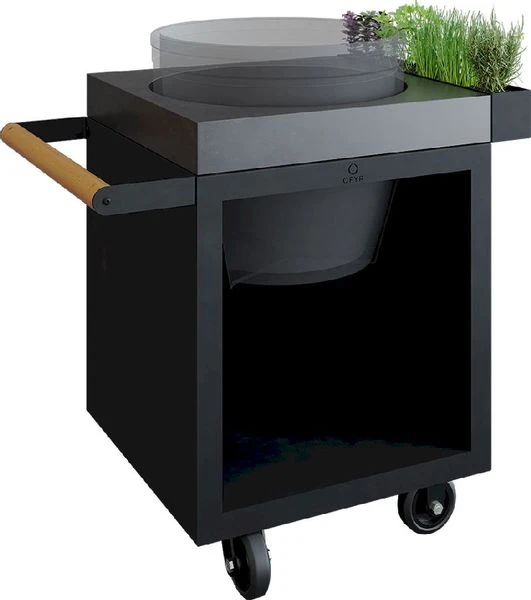 OFYR Kamado Table 65 PRO BBQ tafel - Black - Concrete - BGE OFYR Kamado Table 65 PRO BBQ Tafel - Black - Concrete - BGE -Camping Kortings Winkel 900 900 ofyr kamado table 65 bge black c