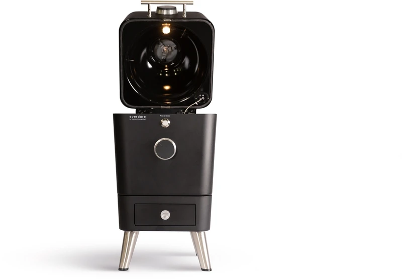 Everdure 4K houtskool barbecue met beschermhoes - mat zwart Everdure 4K Houtskool Barbecue Met Beschermhoes - Mat Zwart -Camping Kortings Winkel 9312646033740 3 copy