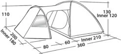 Easy Camp Eclipse 300 Tunneltent - 3 Persoons - Groen -Camping Kortings Winkel 981 1900 4cb3ef6c cdb0 4961 81b9 533262e89ee6 1280x960