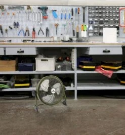 Bestron Snoerloze Vloerventilator - Oplaadbare Accu -Camping Kortings Winkel bestron vloerventilator 2