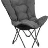 Bo-Camp Urban Outdoor Grainger Vlinderstoel - Antraciet -Camping Kortings Winkel bo camp grainger vlinderstoel grijs 3