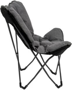 Bo-Camp Urban Outdoor Grainger Vlinderstoel - Antraciet -Camping Kortings Winkel bo camp grainger vlinderstoel grijs 8