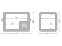 Dometic CFX3 55 Compressor Koelbox - 55 Liter -Camping Kortings Winkel cfx3 55
