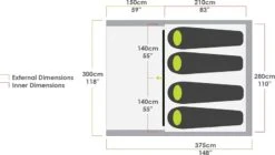 Zempire Evo TS Opblaasbare Tent - 4 Persoons 21 Zempire Evo TS Opblaasbare Tent - 4 Persoons -Camping Kortings Winkel zempire evo ts opblaasbare tent 7