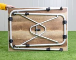 Dometic Zero Light Oak Medium Campingtafel - 80 X 60 Cm -Camping Kortings Winkel zerolightmedium